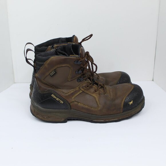 Irish Setter Men\'s Kasota Safety Steel Toe Waterproof ASTMF 2413-11 EH Boots 12D main image 5